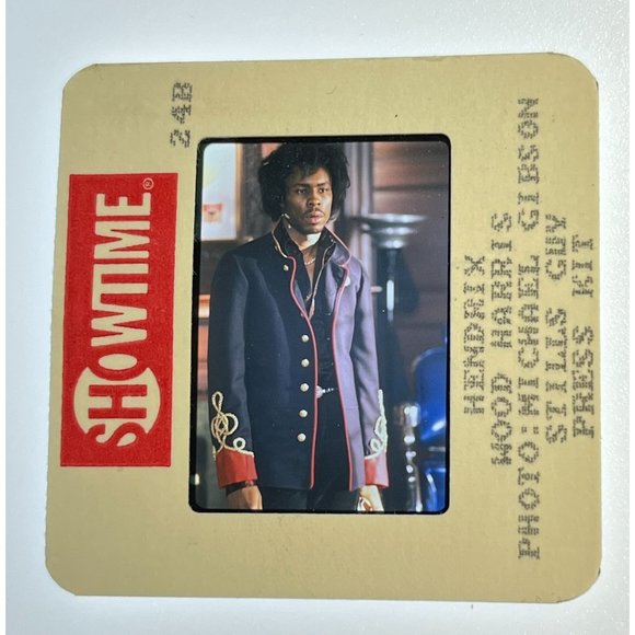 Showtime Press Kit Slide Hendrix Biography Wood Harris as Jimi Hendrix 2000 - Picture 4 of 5